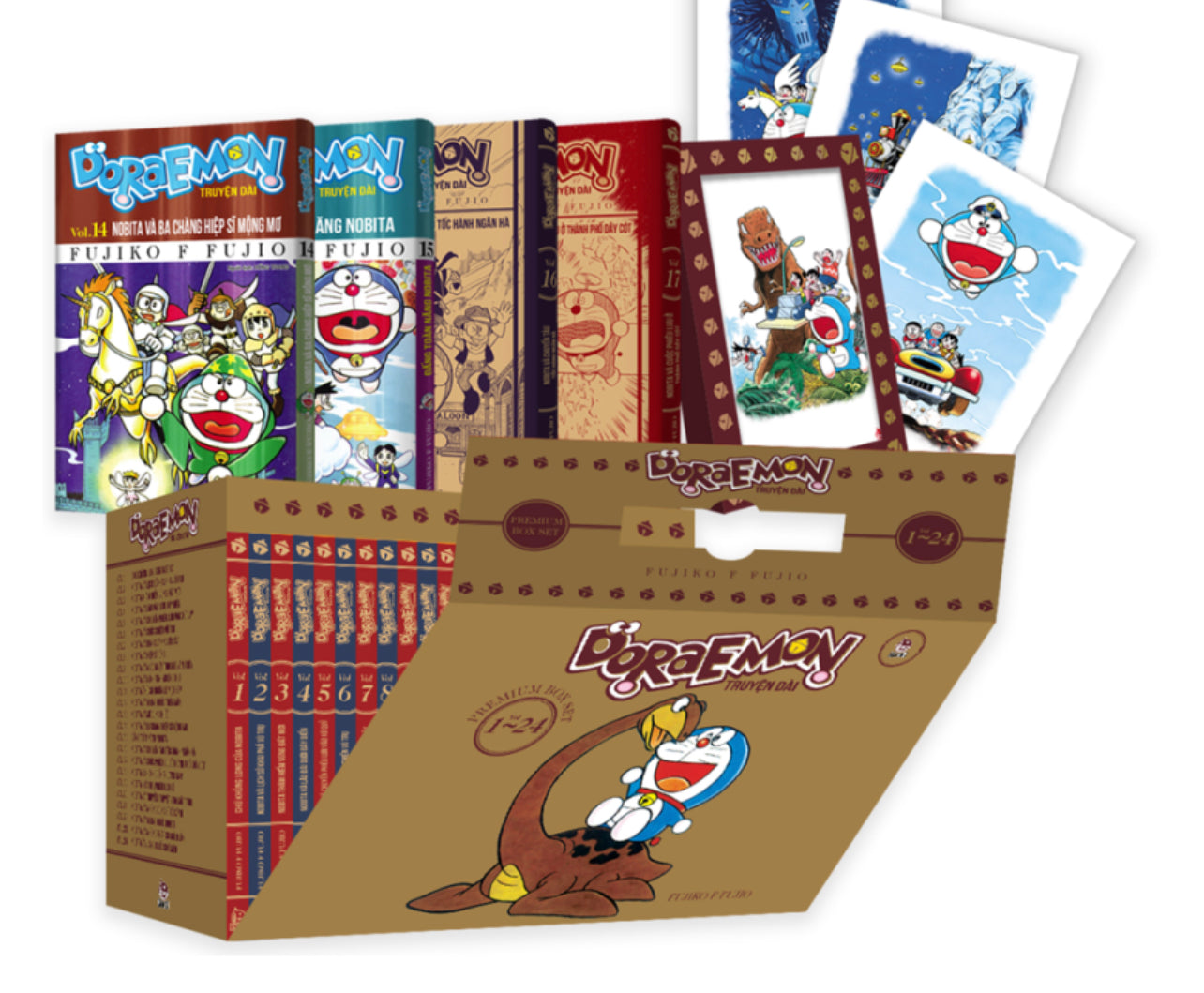 Boxset Doraemon premium- Truyện Dài (Trọn Bộ 24 Cuốn)