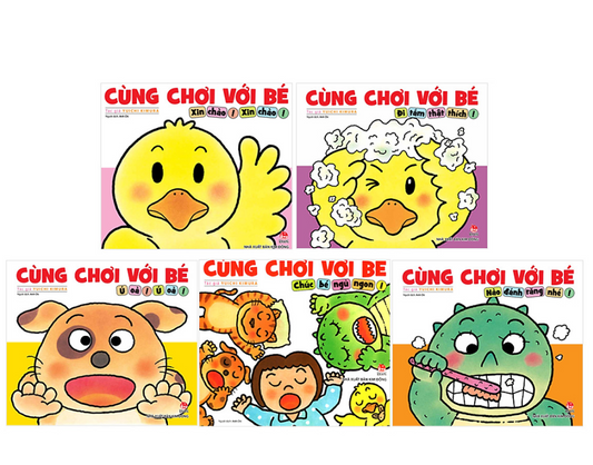 Combo 5 Quyển Cùng Chơi Với Bé